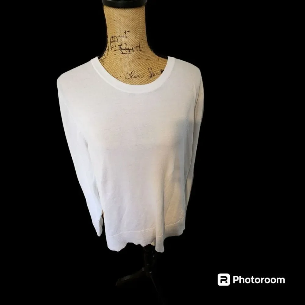 Investments ll Sweater Womns SZ 2X Soft Winter Old Money Minimalist Simple Clean